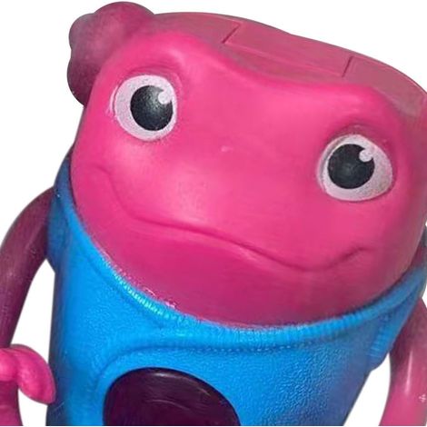 Alienfiguren mit realistischen Gesichtsausdrücken und einzigartigen Posen – Heimdekoration, Cartoon-Alien-Spielzeug für Sammler, rosa. (1/5)
