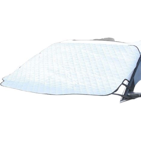 Couverture Pare-Brise Avant Voiture 3 magnétique Contre Les Rayons UV et la Chaleur Anti Givre Neige193 x 126cm (1/5)