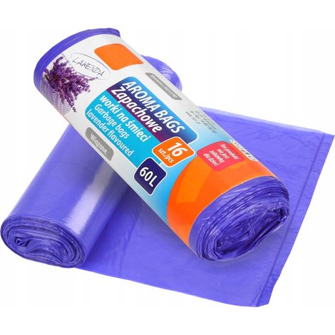 Sacs poubelle Ravi avec poignées PARFUMÉS 60L 1 pc. (1/4)
