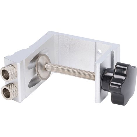 Kit de gabarit à trous obliques pour bois, poinçon guide perçage oblique, accessoire de perceuse à bois avec localisateur (1/5)