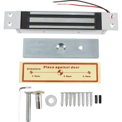 électromagnétique à porte simple force de maintien de 180 kg