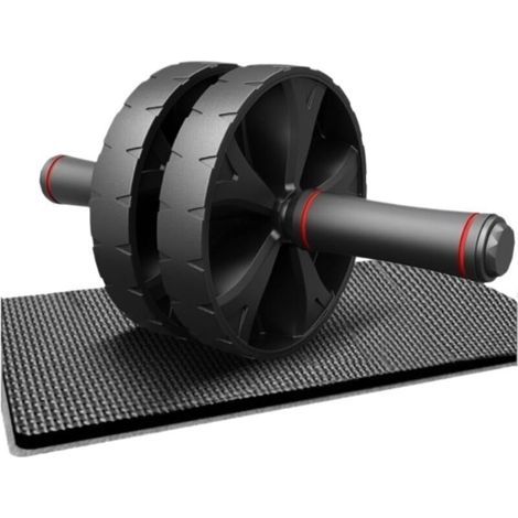 Roue abdominale pour exercices abdominaux, équipement pour entraînement de force abdominale exigeant, roue abdominale auxiliaire pour gymnases à domicile (1/4)