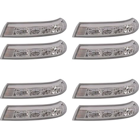 4 luces LED de señalización de espejo retrovisor para Santa Fe Santafe Veracruz IX55 2007-2012 876133J000 876233J00 (1/2)