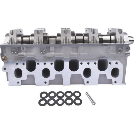 Testata cilindri, in lega di alluminio ingegnerizzata, adatta a motori da 1.9L e 2.0L, compatibile con motori AUY, lunghezza valvola di aspirazione 89,5 mm, lunghezza valvola di scarico 89,0 mm (1/5)