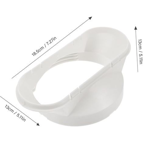 Raccord embout plat court 13 cm référence 10 pour climatiseur mobile. connecteur tuyau évacuation panneau fenêtre