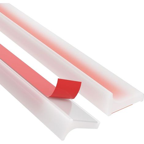 1 m Silicone Shower Barrier Shower Barrier Anti Overflow,Transparent,Easy to Install,Easy to Cut,DIY Home (1/5)
