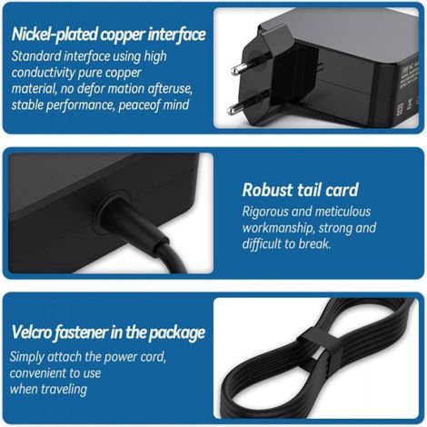Chargeur 45W - - ASUS - Compatible Vivobook et Zenbook - 19V 2.37A - Connecteur 4.01.35mm (1/5)