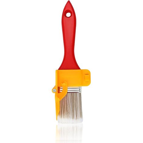 Petit pinceau de peinture pour murs et coins  Outil de peinture de précision à poils doux pour les détails de garniture et le bricolage à la maison
