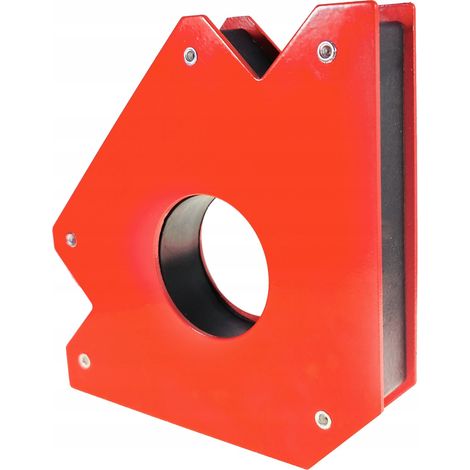 Supporto magnetico per saldatura angolare, 34,5 kg, 45°, 90°, 135°, argento.
