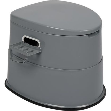 Soges – Toilette portable 5L – Supporte 200kg – Toilettes sèches anti-odeur – Seau amovible avec poignée – Pour camping et extérieur – Dimensions 50x40x42cm