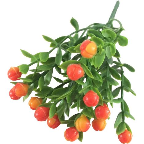 Fleurs en plastique, simulation de coucher de soleil, grosses particules, jardinière Milan Grain, accessoires pour compositions florales, plantes vertes décoratives en pot (1/4)