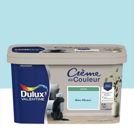 Valentine Crema de Color Satin 2.5l Azul Soñador - Dulux Valentine