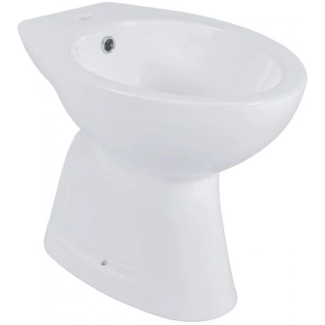 Bidet a terra serie Lume ceramica bianca lucida WIN