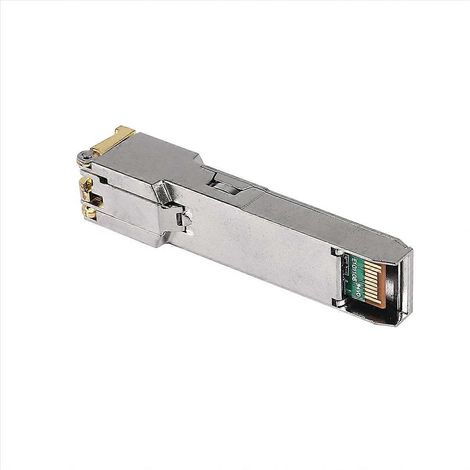 Module SFP RJ45 Gigabit 10/100/1000 Mbps Transceiver Cuivre, Connecteur Ethernet RJ45, Compatible Standard, Faible Consommation, Pour Switch et Routeur, 1 Pièce (1/5)