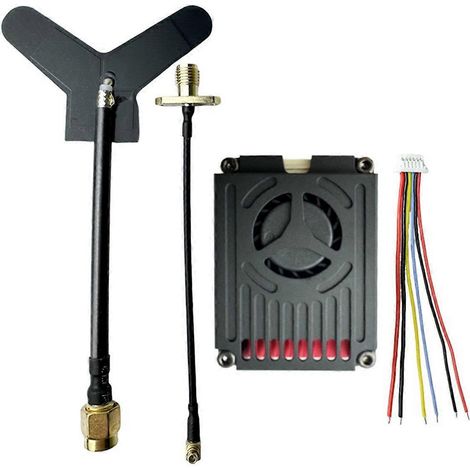 3,3-GHz-4-W-16-Kanal-FPV-Videosender, Audio und Video, 7–36-V-Gleichstromversorgung, PAL/NTSC (1/5)