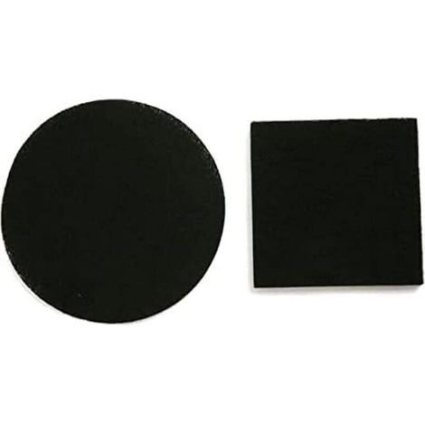 Activated carbon compost filters – 8-piece round set for kitchen buckets, compatible with most models