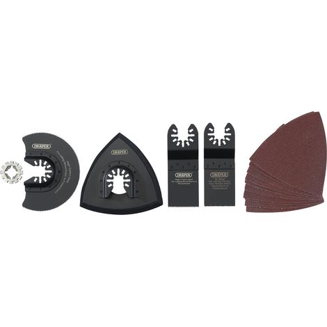 Draper 15-Piece Multi-Tool Blade Set (Model 70481) for Versatile Cutting and Grinding Tasks (1/5)