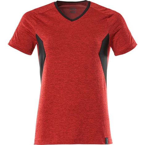 Mascot T-Shirt COOLMAX ACCELERATE Damen 18092 Gr. 5XL verkehrsrot meliert/schwarz (1/4)