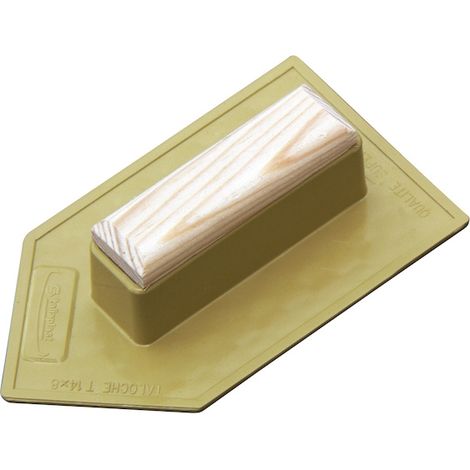 TALOCHE ABS 14 x 8CM POINTUE JAUNE TALIAPLAST- 300107