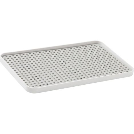 Double Layer Dish Drainer, Kitchen Sink Drainer with Removable Drying Rack and Water-Saving Plate, Ideal for Cups, Bowls, Fruits, Vegetables and (1/5)