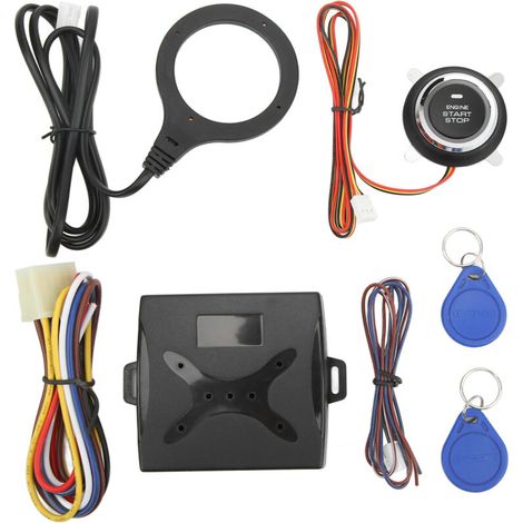 Sistema de arranque por botón para automóviles. Kit de actualización de encendido por botón para vehículos de 12 V. (1/5)