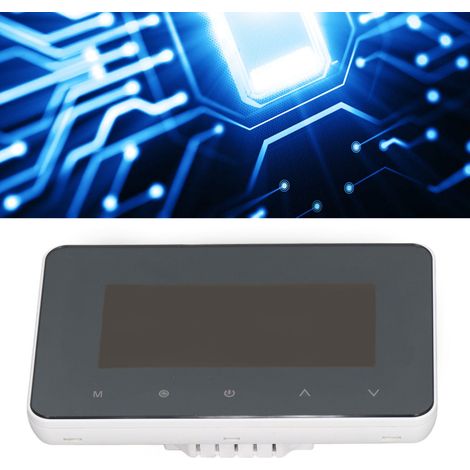 Contrôleur de température intelligent programmable ME80H avec écran tactile LCD extra-large, modèle Wi-Fi 230 V CA (1/5)