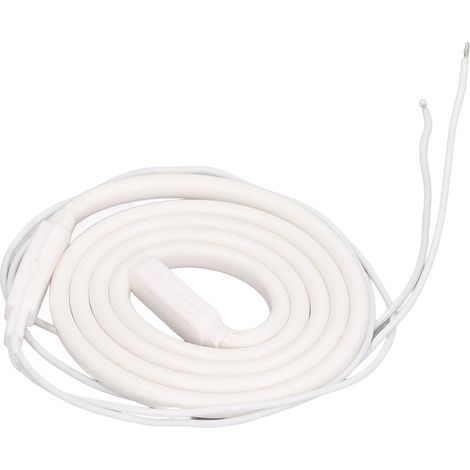 Câble chauffant pour tuyaux, protection antigel domestique, autorégulé, étanche, économie d'énergie, 1 mètre, caoutchouc silicone, 220 V CA, 40 W (1/5)