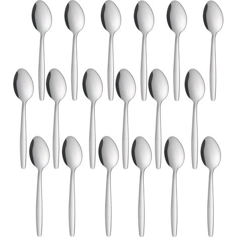 Cuchara para café y té, Juego de cubiertos económicos, 24 piezas - Hendi 764084