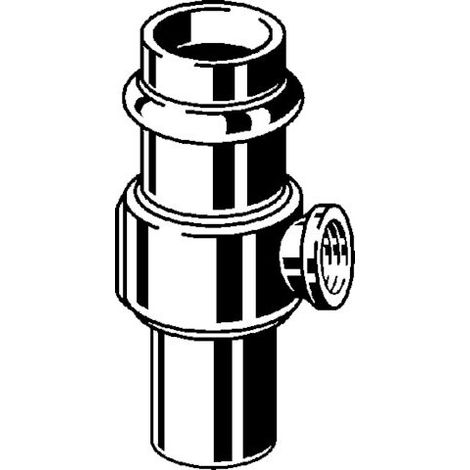 Viega Profipress Sanpress-T-Stück, d1 54, G 1/4, d2 54 Rotguss oder Siliziumbronze Modell 2217.4, 705855 (1/3)