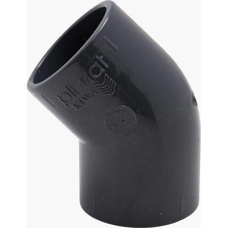 Raccord coudé 45° PVC pression F/F Jardibric ø25