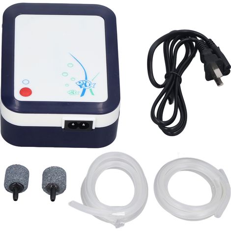 Pompe à oxygène pour aquarium SB-3000 2,8 W, double usage (CA/CC), mini-pompe à air à double orifice (CN) (1/5)