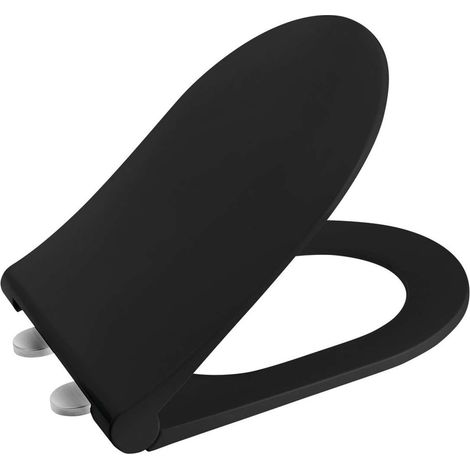 Sapho - Copriwater Avva Slim, Soft Close, nero opaco 100787-110 (1/5)