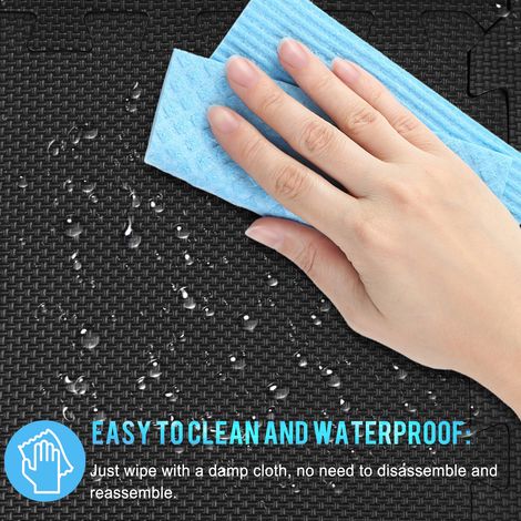Tapis de gymnastique antidérapant, sport, Fitness, mousse d'épissure pour enfants, rampant pour bébé à la maison, Protection de jeu facile à installer (1/5)