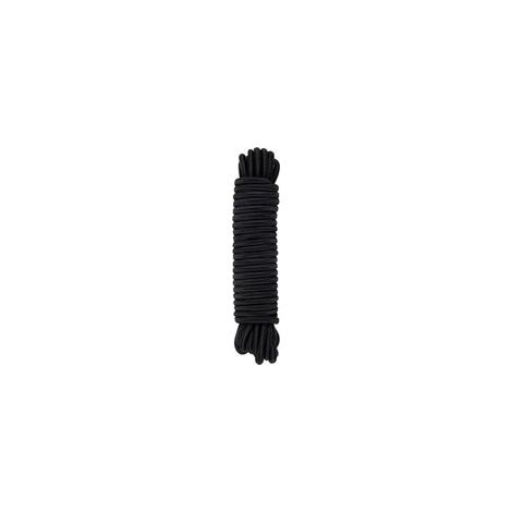 Tendeur Élastique Noir, 8 mm x 10 m, Corde en Polypropylène pour Fixation (1/4)