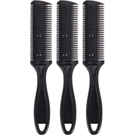Doppelseitiger Rasierkamm, Haarschneider, Kamm, Haarstyling-Werkzeug zum Schneiden und Stylen der Haare (1/5)