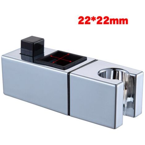 Support de douche tige de douche siège élévateur siège fixe accessoires de douche accessoires de salle de bain support de douche (tube carré 22  ​​22mm-- (1/5)