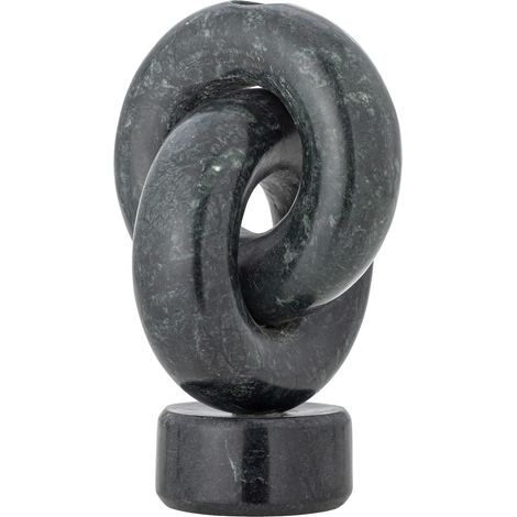 Bloomingville - Goa Candle Holder - Green - Marble