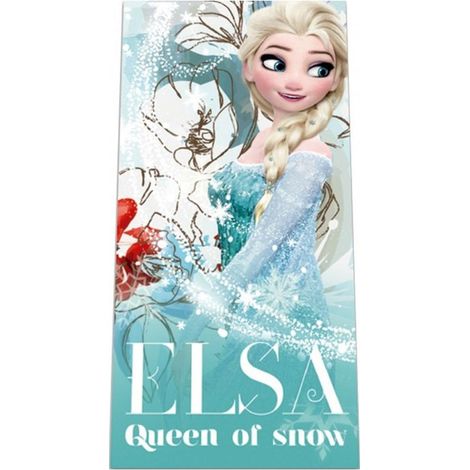 FROZEN ELSA QUEEN SERVIETTE DE PLAGE BAIN DISNEY