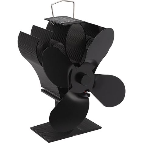 Ventilateur thermoélectrique pour poêle à combustion, auto-démarrage, en alliage d'aluminium résistant à la chaleur, 1400 tr/min, pour cheminée