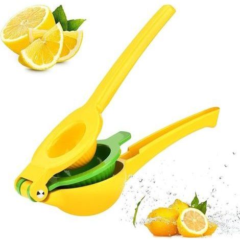 pair Presse Citron - Manuel Presse Citron Presse Agrumes Manuelle/Presse Citron Vert 3-en-1, Conception Unique de Double Cuvette, Anti-Corrosion, Convient aux Citrons, Limes, Oranges et Agrumes-Fei Yu (1/5)