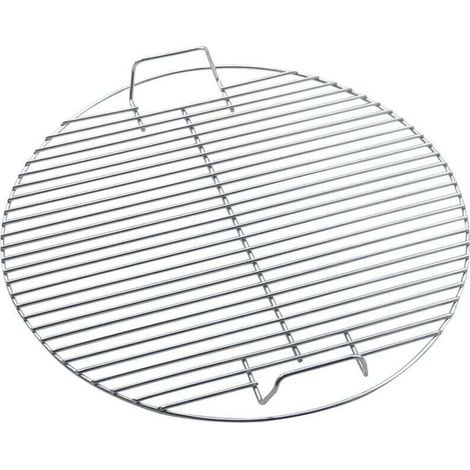 Grille de barbecue circulaire en acier inoxydable 44.5cm – Conception arrondie pour cuisson uniforme – Usage extérieur et intérieur (1/4)