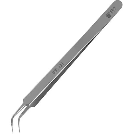 EASYCOMFORT 0.01mm Fly Wire Brucelles Incurvées En Acier Inoxydable BGA Carte Mère Jump Fly Wire Brucelles (1/4)