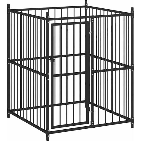 Maison Exclusive - Chenil extérieur pour chiens 120 x 120 x 150 cm (1/5)