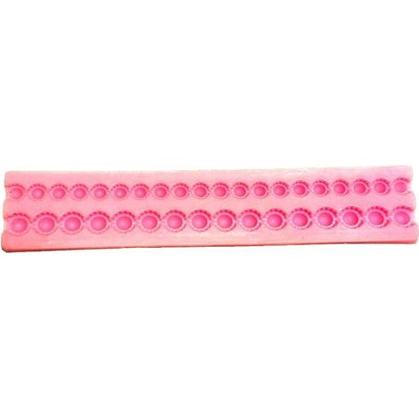 Stampo in silicone per un ornamento allungato