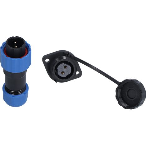 SP16 Flansch-Wasserdichter Luftfahrtstecker IP68 Stecker und Buchse Stoßverbinder Flansch-Wasserdichter Stecker 2-adrig (380V 10A) (1/5)