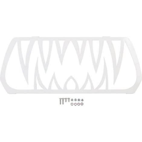 Generic Insert de Dent grillé Avant, Aluminium avec Long Gril de Revêtement de Poussière Durable dans le Radiateur Avant de Ryker les Modèles les Modèles (WHITE) (1/5)