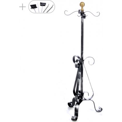 PORTATTREZZI FERRO BATTUTO PICCOLO H.60