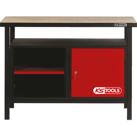 Werkbank mit 1 Tür, H840xB1200xT600mm (1/3)