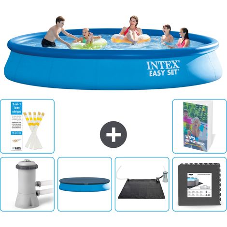 Easy Set Pool Rund - 457x84 cm - 7-teilig S195