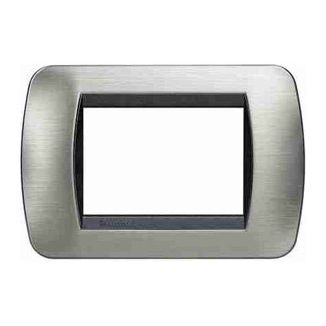 BTIL4803ACS Placca Livinglight 3 moduli